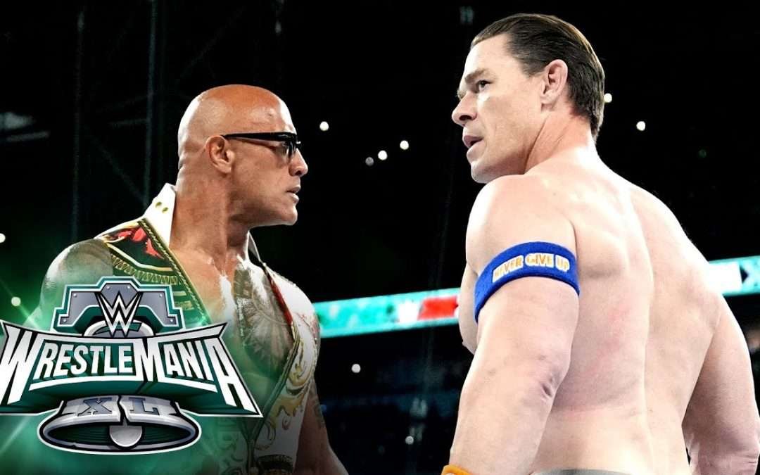 The Rock and John Cena come face-to-face at WrestleMania XL: WrestleMania XL Sunday highlights