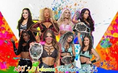 All WWE NXT 2.0 Women’s Roster Finishers 2022 Edition {Liv Spiteful}