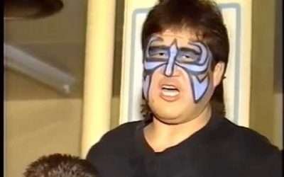 Mr. Pogo (c) vs. Atsushi Onita (FMW World Brass Knuckles Title Barbed Wire Double Hell Death Match)