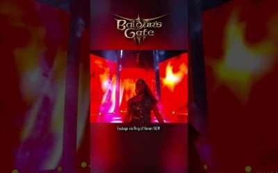 Baldur's Gate 3 at the AEW Ring of Honor