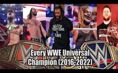 Every WWE Universal champion (2016-2022)