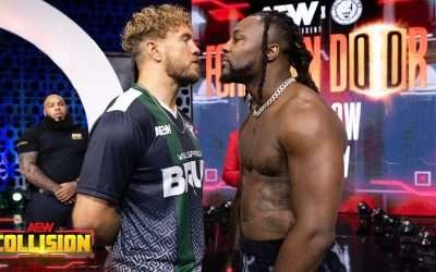 Two Champion FACE-To-FACE! Swerve Strickland & Will Ospreay weigh in! | 6/29/24, AEW Collision