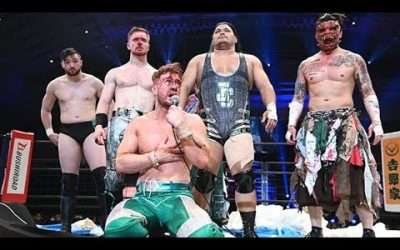 United Empire Vs Bullet Club War Dogs Steel Cage Match NJPW New Beginning In Osaka 2024