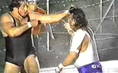 FMW(Frontier Martial-Arts Wrestling) Onita vs Tiger Singh – Exploding Barbed Wire Match