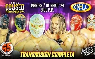 CMLL EN VIVO DESDE LA ARENA COLISEO DE GUADALAJARA: MARTES DE GLAMOUR / 7 DE MAYO 2024