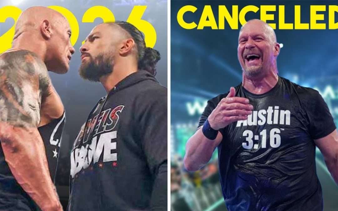 Roman vs Rock In 2026…Stone Cold Cancelled Plans…Hook in WWE…RIP Akebono…Wrestling News