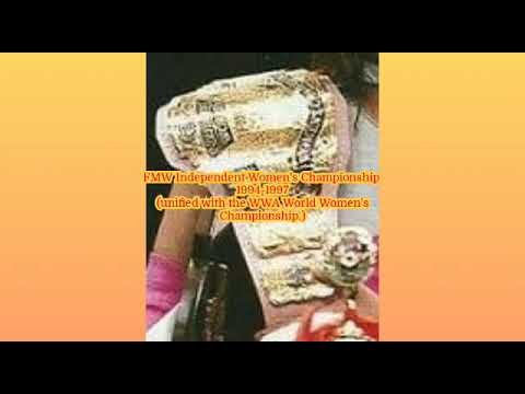 Frontier Martial Arts Wrestling Championship History