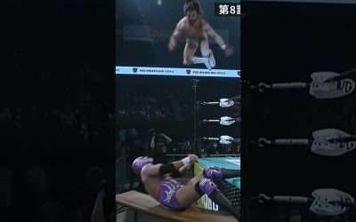 Jack Morris CRASHES through the table onto Wagner 3G! #noah_ghc #noah_eng #wrestling