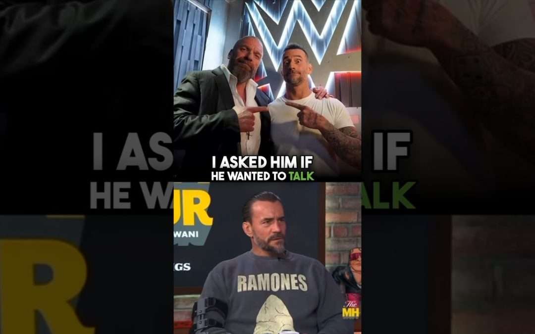 CM Punk on Triple H Reaching Out To Re-Sign Him #wwe #shorts #wrestlemania