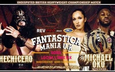 Hechicero vs Michael Oku – Undisputed British Heavyweight Championship – RevPro/CMLL Fantasticamania