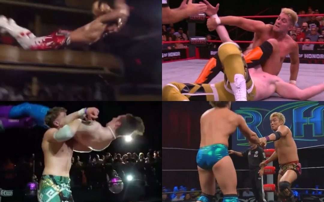 New Japan Pro Wrestlers Finishing moves compilation ( Part 1 )