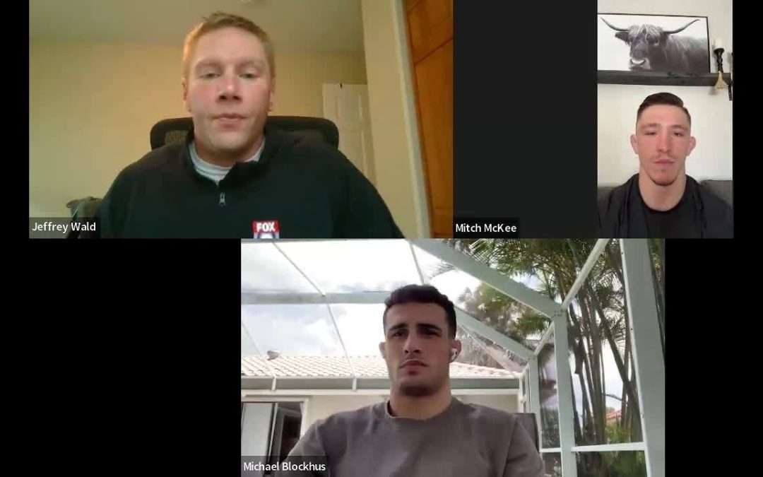 Mitch McKee, Michael Blockus finding success in MMA fighting after wrestling
