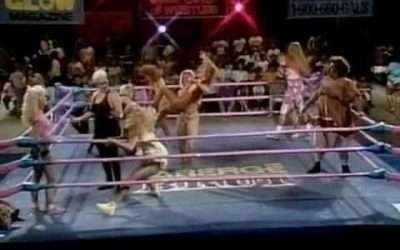 GLOW Wrestling 21 girl battle royale (Season 4)