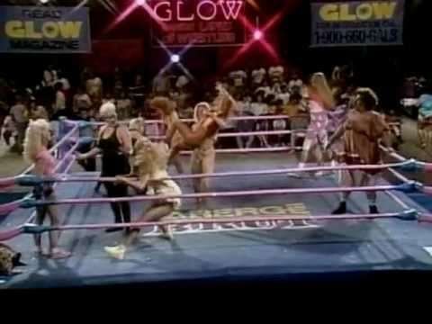 GLOW Wrestling 21 girl battle royale (Season 4)