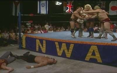NWA Ric Flair and The Four Horsemen DESTROY The Road Warriors 06/21/1986