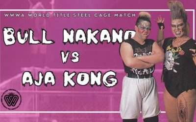 Bull Nakano vs Aja Kong Steel Cage Match [All Japan Women's Pro-Wrestling] Fan Cam Commentary
