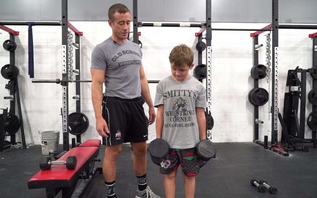 Youth Wrestling Strength Training: weight holds