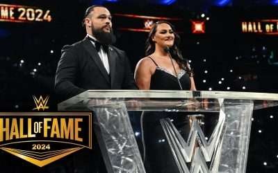 Taylor and Mika Rotunda pay respects to Bray Wyatt: 2024 WWE Hall of Fame highlights