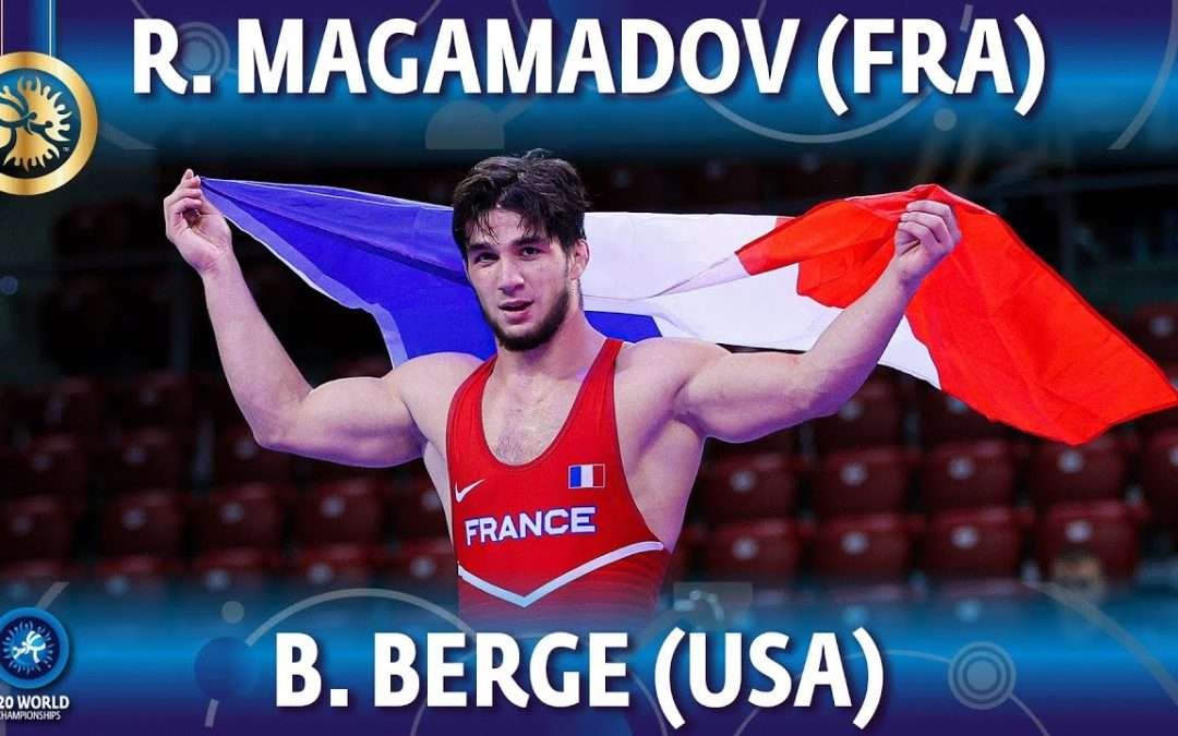 Rakhim Magamadov (FRA) vs Bennett Kevin Berge (USA) – Final // U20 World Championships 2022