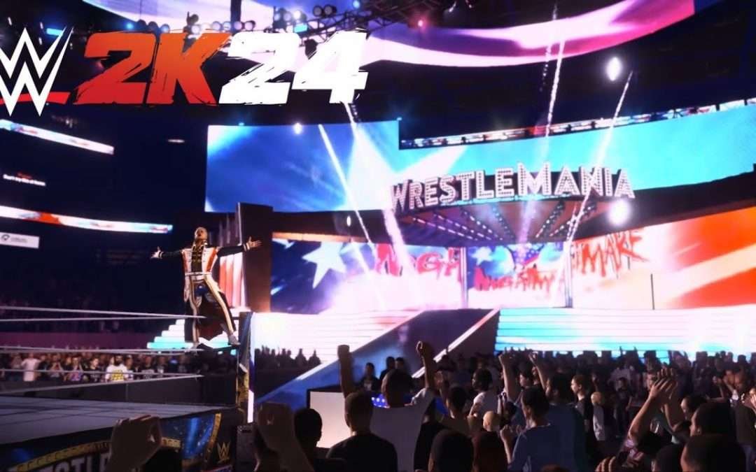 WWE 2K24 Roman Reigns vs. Cody Rhodes – WWE Universal Championship Match WrestleMania 39 1440p