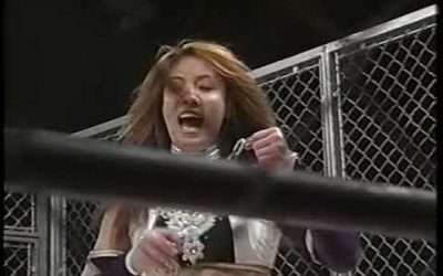 Mima Shimoda & Etsuko Mita vs. Kaoru Ito & Tomoko Watanabe (Cage Death Match) 9/21/97 – AJW