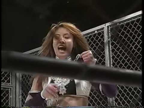Mima Shimoda & Etsuko Mita vs. Kaoru Ito & Tomoko Watanabe (Cage Death Match) 9/21/97 – AJW
