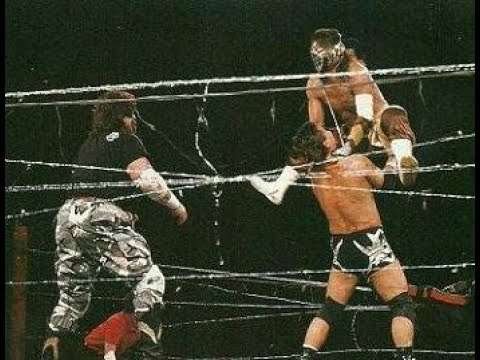 24) Hayabusa & Masato Tanaka vs. Terry Funk & Mr. Pogo – Exploding Ring Match