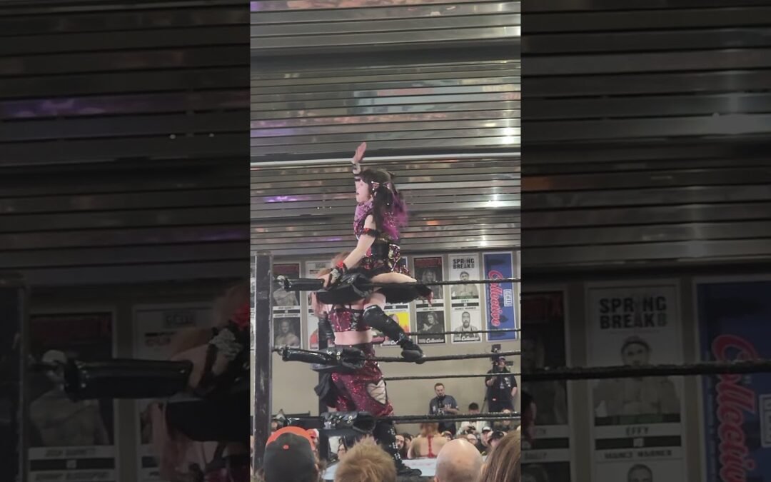 Maki Itoh delivers some brutal shots from TJPW VS GCW
