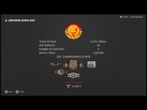 NJPW Roster {Starting Point}