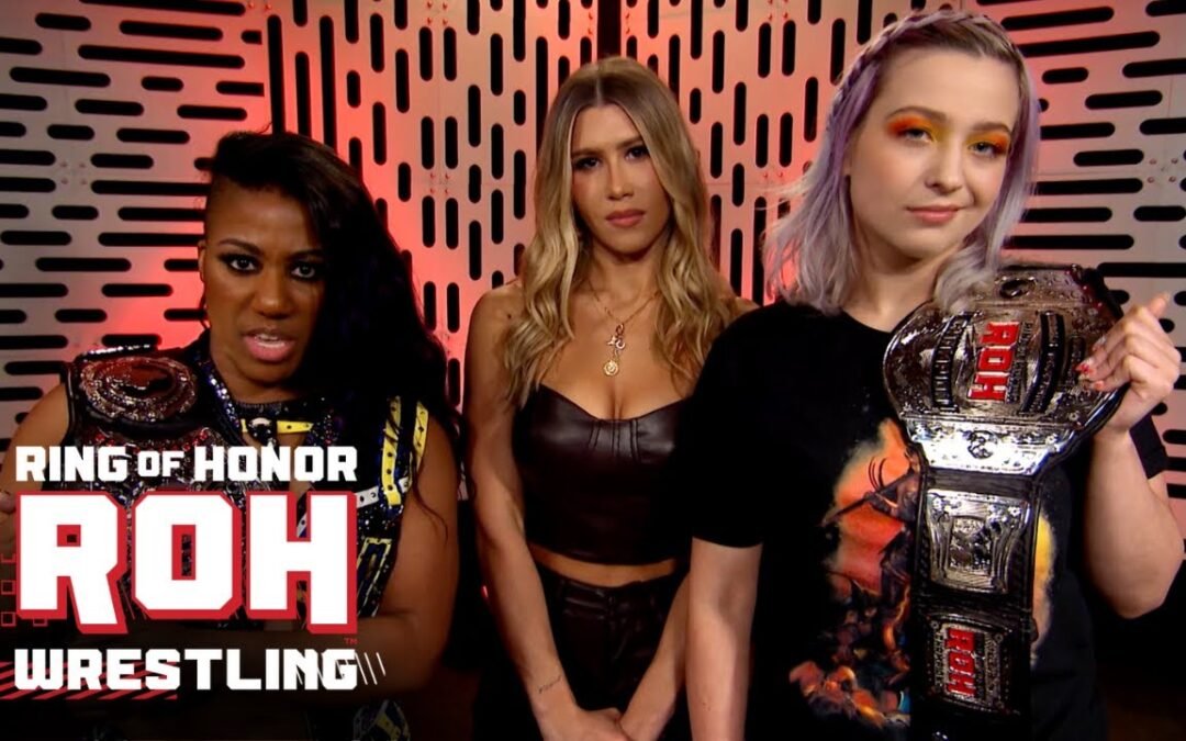 Athena & Billie Starkz send a message to Queen Aminata & Red Velvet | #ROH TV 05/23/24
