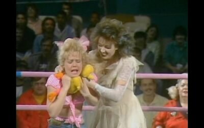 GLOW Wrestling Babe The Farmers Daughter vs Dementia