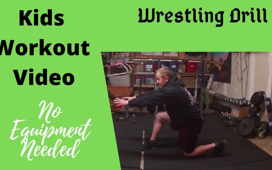 Kids Workout Video (Beginner Wrestling Drill) Cardio