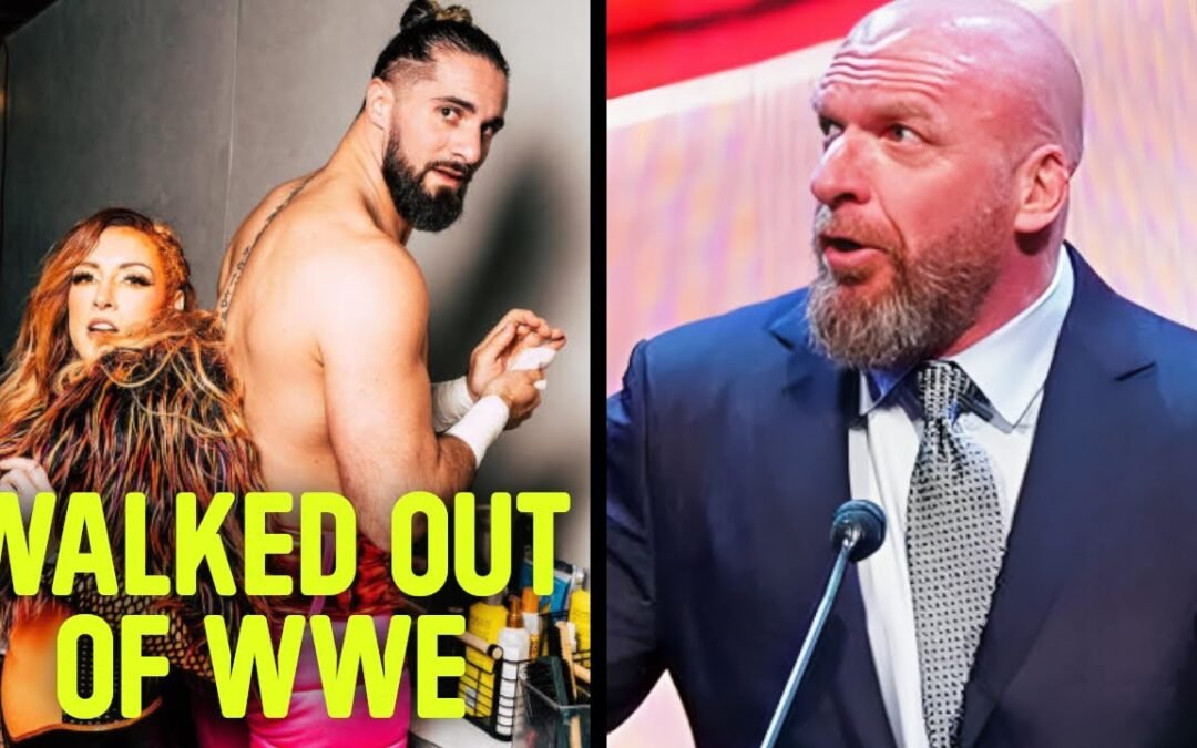 BREAKING: Seth Rollins & Becky Lynch Walk Out Of WWE After WrestleMania 40…Triple H Reacts