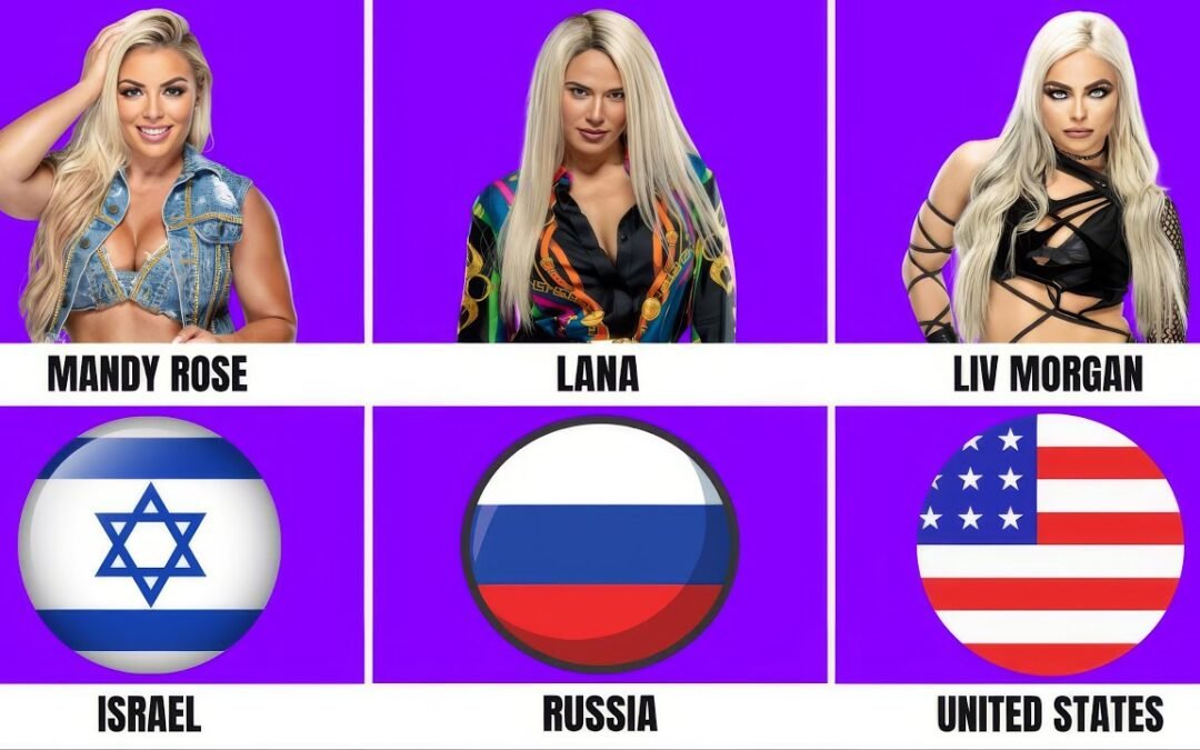 WWE Female Wrestlers Nationality