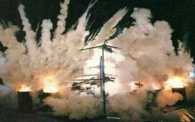 FMW Onita vs Hayabusa Exploding Barbwire Steel Cage Match (1995)