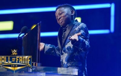 Warrior Award recipient Jarrius “J.J.” Robertson roasts John Cena: WWE Hall of Fame 2018