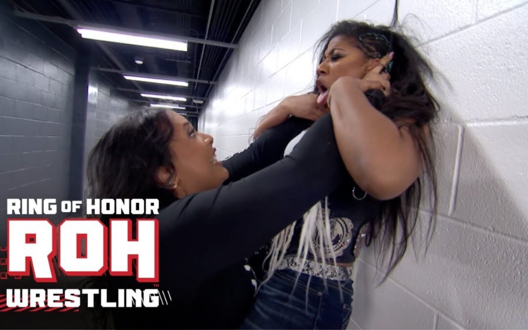 The #ROH Women's World Champion Athena tries to blindside Nyla Rose! | #ROH TV 02/15/24