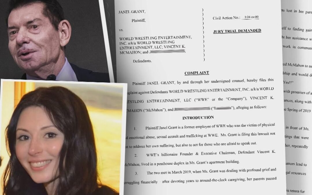 Ex-WWE Employee Accuses Vince McMahon of Sex Trafficking