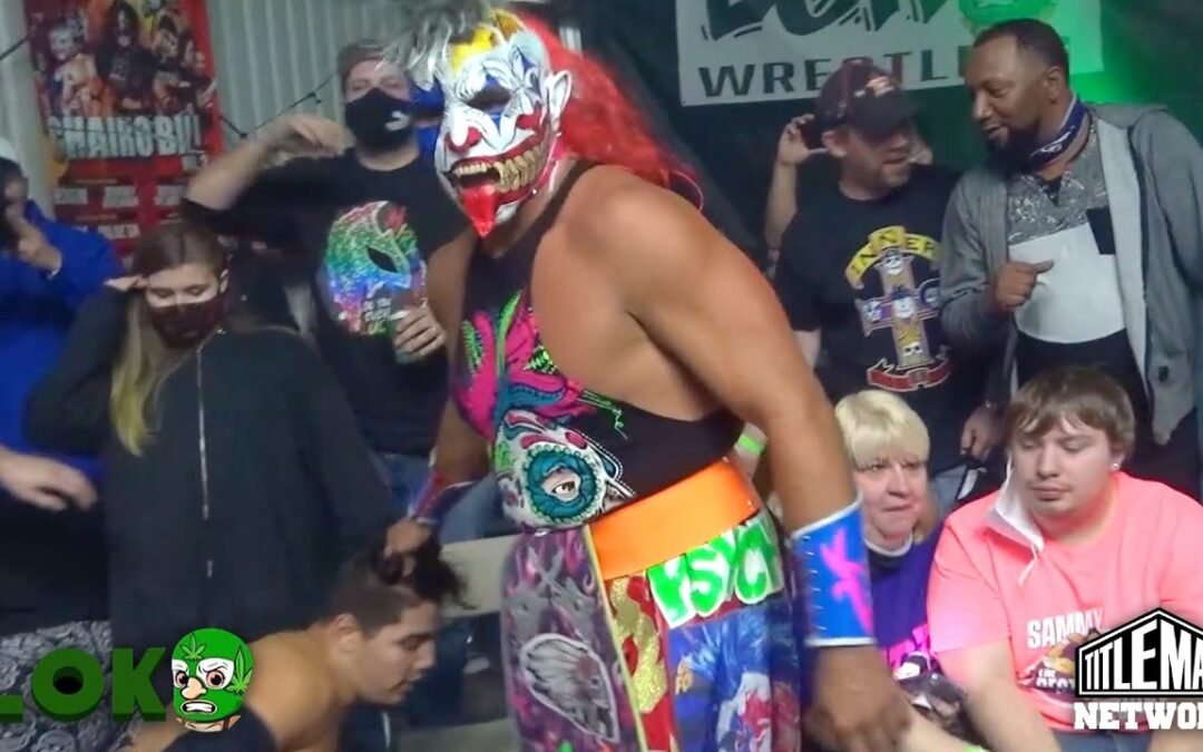 Psycho Clown vs Gino Medina (Loko Wrestling) Lucha Libre, AAA, CMLL – Title Match Network