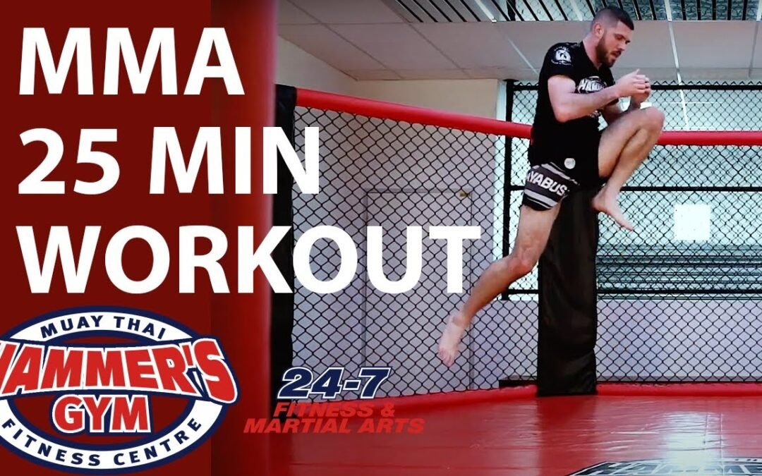 25 Minute MMA Home Workout With Brock // Hammer's at Home Workouts