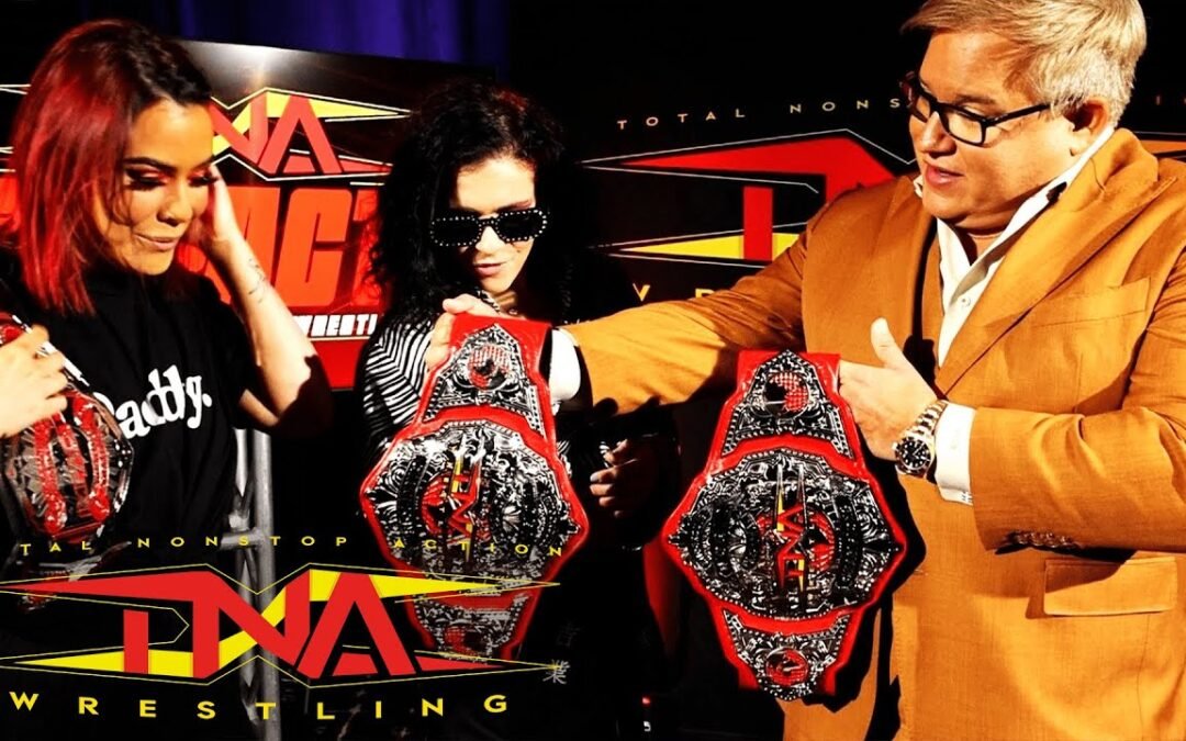 Revealing the NEW TNA Knockouts World Tag Team Championships