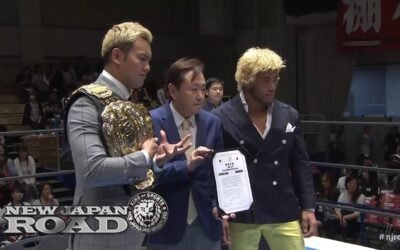 Okada and SANADA official for October 14! (#njroad)