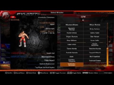1998 AJPW Roster – Fire Pro Wrestling World