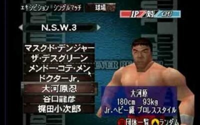virtual pro wrestling 2 roster