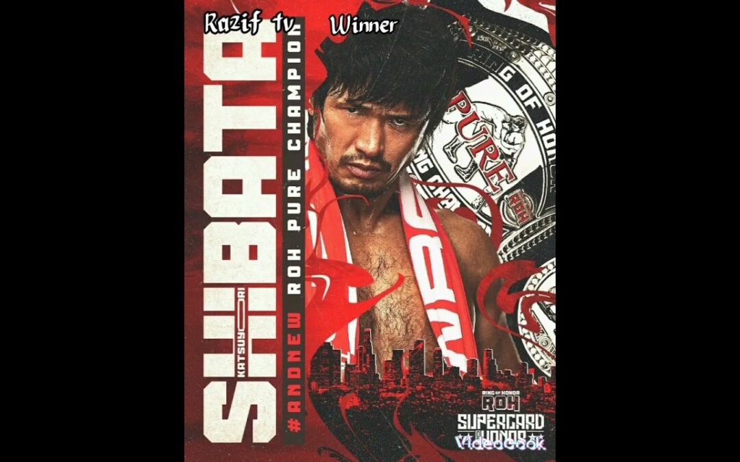 ROH supercard of honor Winner #ringofhonor