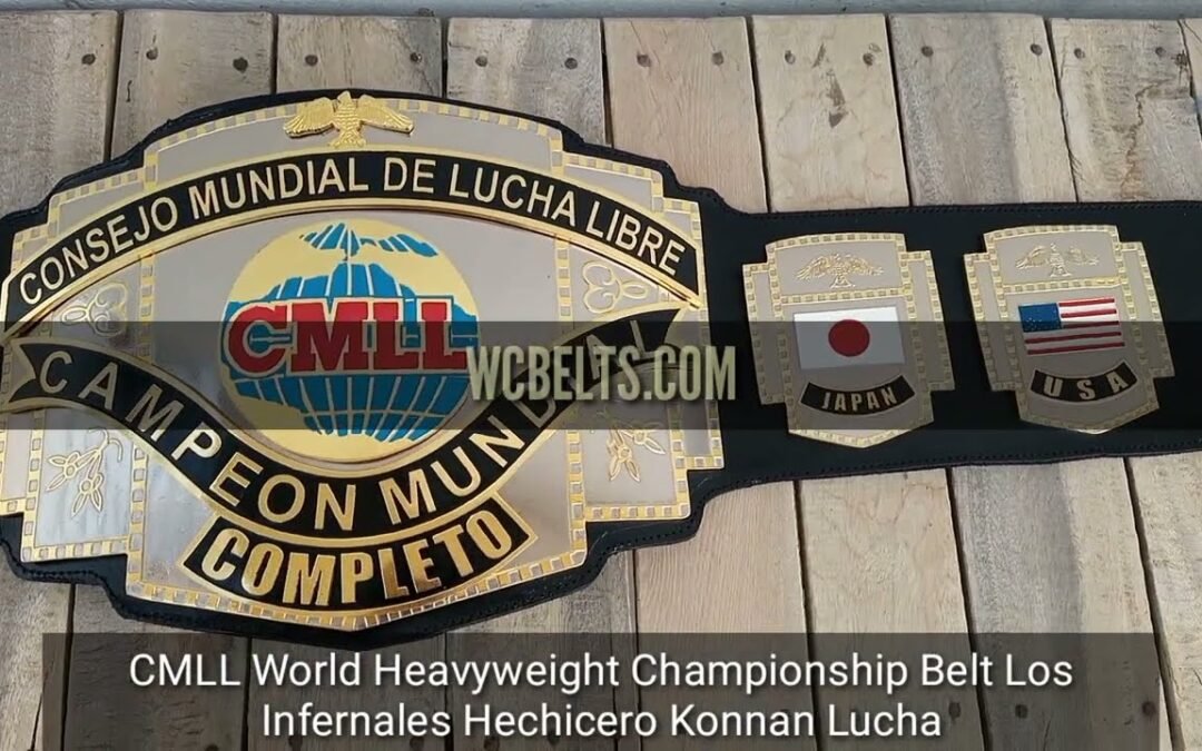 CMLL World Heavyweight Championship Belt | Los Infernales Hechicero Konnan lucha | wcbelts