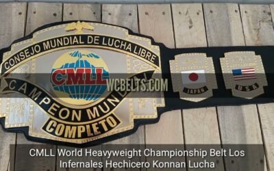 CMLL World Heavyweight Championship Belt | Los Infernales Hechicero Konnan lucha | wcbelts