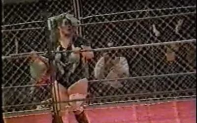 1991.01.23 Bull Nakano vs. Yumiko Hotta (Steel Cage Match, Handheld)